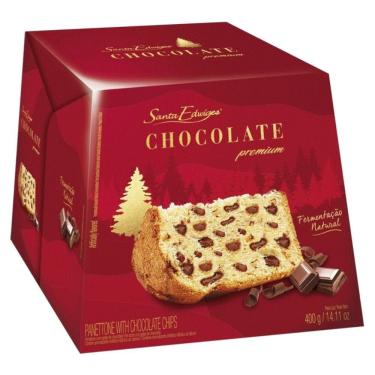 Imagem de Panettone Premium com Gotas de Chocolate 400g - Santa Edwiges