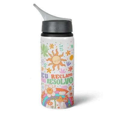 Imagem de Garrafa Squeeze NK Vibes - Eu reclamo mas resolvo - JPS INFO