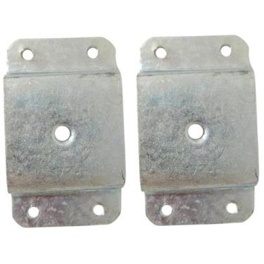 Imagem de 2 Chapa Reta Fixação Metal Palito Rosca 5/16 - Jthome, 2, Chapa Reta