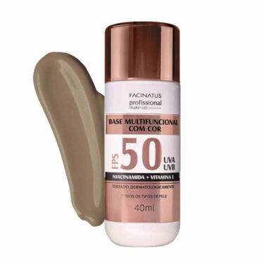 Imagem de Base Líquida Com Protetor Solar F501 Cor Escuro Base Vegana - Facinatu