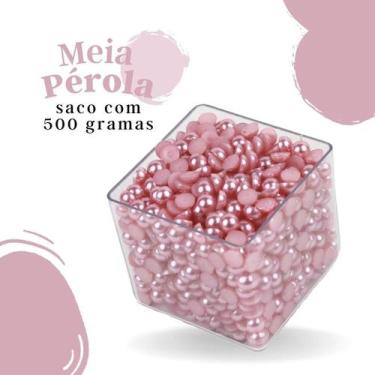 Imagem de Meia Pérola Rose - 06 Mm Pacote Com 500 Gramas - Nybc