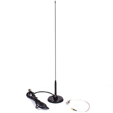 Imagem de Suporte magnético autêntico Nagoya UT-72 Super Bobina de 50 cm (serviço pesado) Antena VHF/UHF (144/430Mhz) PL-259, inclui adaptador SMA adicional para rádios portáteis BTECH e BaoFeng