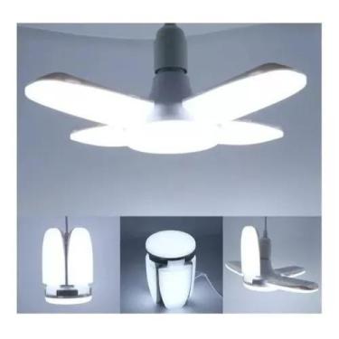 Imagem de Lâmpada Led 60w Pétalas Dobrável Ajustável Elice Branco Frio - SHOP AL