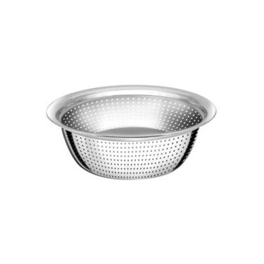 Imagem de Escorredor para macarrão em inox Uny Gift 28cm