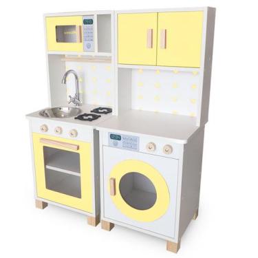 Imagem de Kit Mini Cozinha Infantil e Máquina de Lavar - Eita Casa Perfeita, Ama