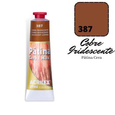 Imagem de Patina em Cera Acrilex 37ml 387 Cobre Irisdecent
