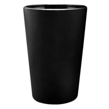Imagem de Copo Cuia Para Erva Mate Tereré Preto Fosco 350ml - Fenix