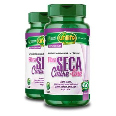 Imagem de Kit 2 Fibra Seca Unilife 60 Cápsulas 910mg