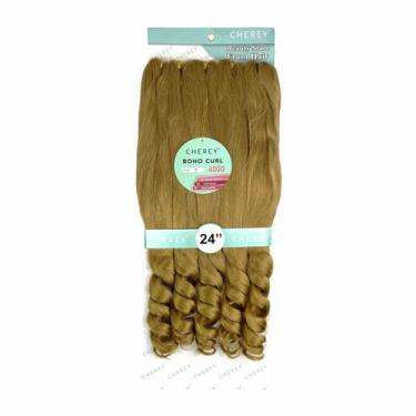 Imagem de 2 Cabelo Boho Curl Fibra Premium Jumbo Gypsy Braids Fulani - Rass Hair