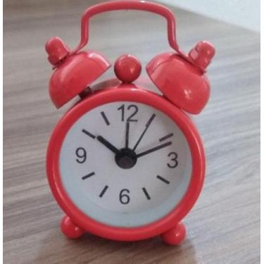 Imagem de Relógio Despertador Metal Antigo Retro Sino Super Alto Pilha c/ variaç