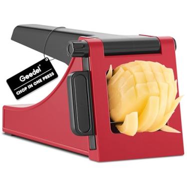 Imagem de Cortador de batatas fritas, cortador de batata Geedel profissional para batatas fritas, fatiador de batata frita para cenoura, pepino, cebola, abobrinha e muito mais