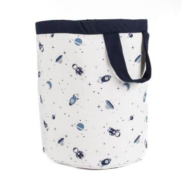 Imagem de Cesto Organizador Brinquedos ou Roupas em tecido 35 cm menino 01 pç - 