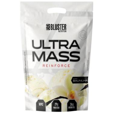 Imagem de Hipercalórico Ultra Mass Reinforce 3kg - Bluster Nutrition, Baunilha