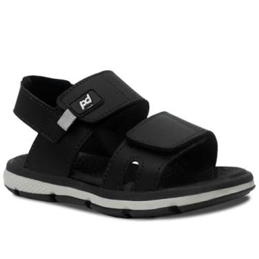 Imagem de Papete Masculina Nº 22 ao 27 Sandalia Infantil Menino Moda Calce Facil Casual Antiderrapante 15.23i (Preto, BR, Criança de 1 a 3 anos, Numérico, 22)