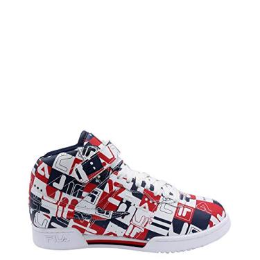 Imagem de Fila Men's F-13 Archive Print Sneaker,White/Navy/Red,7