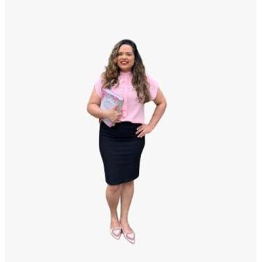 Imagem de Saia Evangelica Feminina Secretaria Midi Social Executiva - COWGIRLS, 