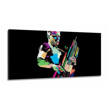 Imagem de Quadro decorativo Red Hot Chili Peppers - Tela em Tecido Canvas 130x60