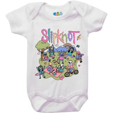 Imagem de Body de Bebê Personaliza Banda de Rock Slipknot - Gattô Kids, G