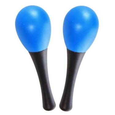 Imagem de Chocalho Maraca Infantil em Plástico ABS Liverpool, Azul