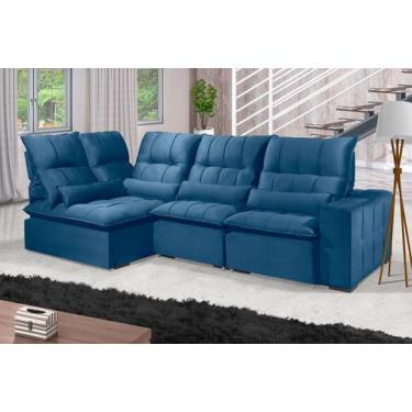 Imagem de Sofá Retrátil Reclinável ELLOA DE CANTO COM CHAISE 3.45 x 1.80m ESTILO