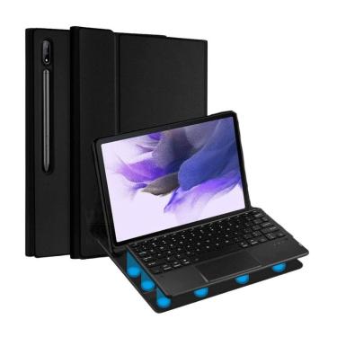 Imagem de Capa Case Com Teclado Para Samsung Tab S8 Plus Sm-X806