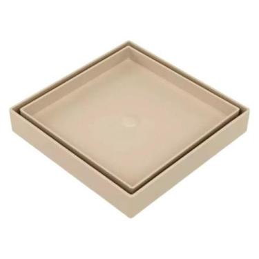 Imagem de Ralo Oculto Invisivel 15 x 15cm Seca Piso e Porcelanato Várias Cores -