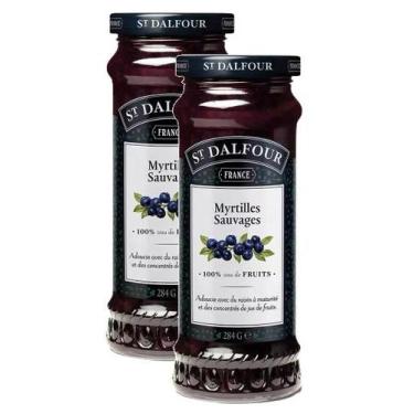 Imagem de kit 2 GELÉIA PREMIUM ST. DALFOUR SABOR MIRTILO -  248G