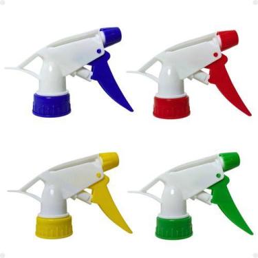 Imagem de Gatilho Borrifador Válvula Multiuso Spray Kit 4 Unidades - Clink