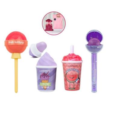 Imagem de Kit Infantil Criança De Batom Bônus Embalagens De Presente - Alegre Al