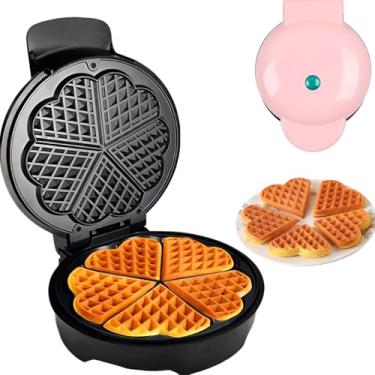 Imagem de Maquina De Waffle Coração 110V Profissional Aparelho Mini Forma Para Waffles