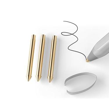 Imagem de Pacote com 3 pontas de caneta Microsoft Surface de titânio (dourada), pontas de caneta Pro de superfície metálica para Pro 5 (modelo 1776)