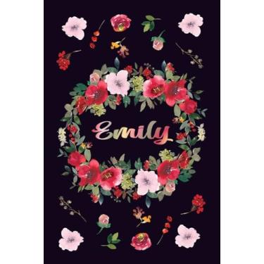 Imagem de INDIVIDUELLES JOURNAL FÜR EMILY: Schöne Personalisierte Mädchen & Frauen Namen Geschenkideen - Notizbuch A5 liniert