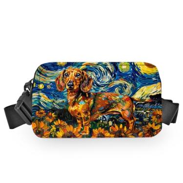 Imagem de Pochete para mulheres e homens, bolsa de cinto, impermeável, com alças ajustáveis, carteira para celular, presente para viagens, esportes, treino, Multicor, Small, Pochete