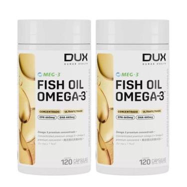 Imagem de 2x Ômega 3 Fish Oil Epa 660 Dha 440 Dux 120 Capsulas, Sem Sabor