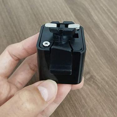 Imagem de SKIVTGLAMP Conectores De Iluminação De Trilho Tipo J Para Sistema De Trilho Estilo J De Circuito Único De 2 Fios, Pingentes, Adaptadores De Trilho Compatíveis Com Juno, Acessório De Trilho Com Cabeç