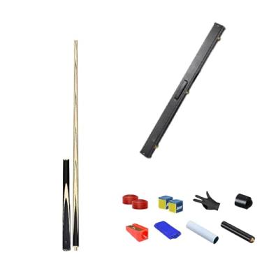 Imagem de Taco de bilhar profissional – Taça de sinuca premium feita com design bonito, exclusivo e luxuoso e a melhor qualidade de madeira de freixo (Um taco de sinuca + acessórios + caixa B, 10 mm)