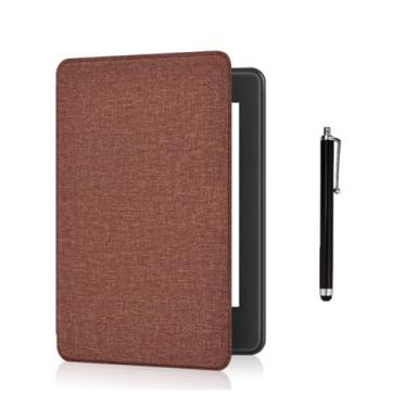 Imagem de Estojo para 6" Kindle 11ª geração, Lançado em 2022/2024, Caso de pano fino à prova d'água e durável, com automática suspensão/ativação e caneta de tela sensível ao toque(Modelo: C2V2L3/RS23CV) (11)