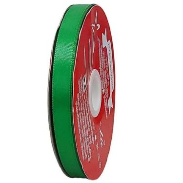 Imagem de Fita de Cetim Trader 10mm N2 com 50 Metros, COR 134 VERDE BANDEIRA, 50