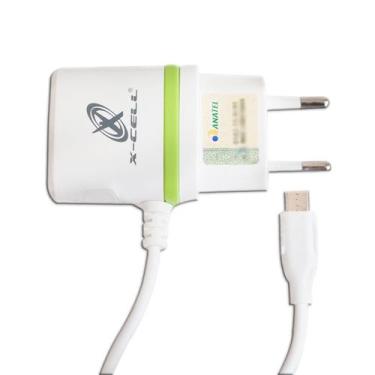 Imagem de Carregador de celular ultra rápido v8 com entrada USB X-Cell mod. XC-V
