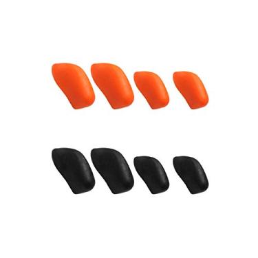 Imagem de Galvanic Protetores de nariz de substituição para óculos de sol Oakley Si Speed Jacket OO9228 - Várias opções, Laranja + Preto - Combo Pack, 0