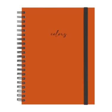 Imagem de Caderno Universitário Plus Solid Colors Laranja 12 Matérias