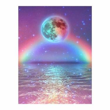 Imagem de Artesanato Pintura Diamante Diy 30X40 - ARCO IRIS - PPSHOP