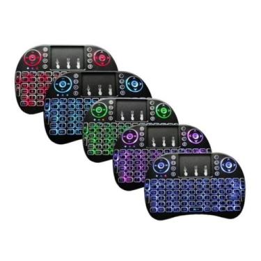 Imagem de Mini Teclado Controle Sem Fio Para Smart Tv Pc - HOTDUB