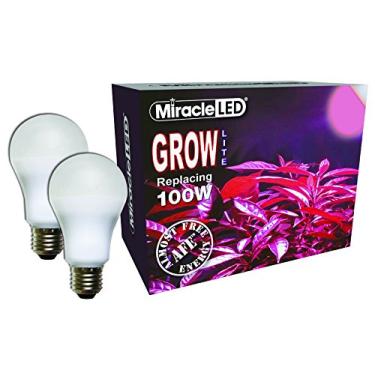Imagem de Miracle LED Almost Free Energy 100W LED vermelho Grow Lite - Para floração intensa e frutificação de suas plantas e horticultura faça você mesmo, hidropônica e jardins internos (604298) pacote com 2