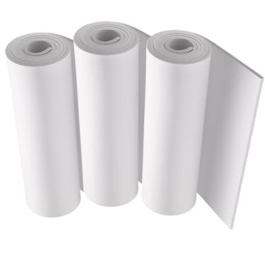 Imagem de Pacote com 3 lençóis de espuma EVA branca de 5 mm de espessura, 35,32 cm x 149,9 cm, espuma artesanal de EVA premium para fantasia de cosplay da MEARCOOH