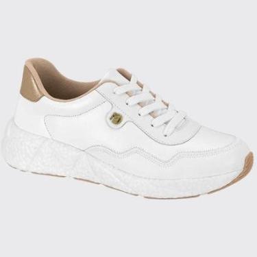 Imagem de Tênis Casual Street Feminino Conforto Modare 7395.100.28623 Branco N°38-Feminino