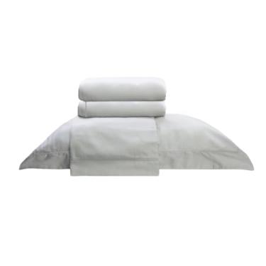 Imagem de Camesa Jogo De Cama Neo 300 Fios Bordado Elements Casal 4 peças - Cinza