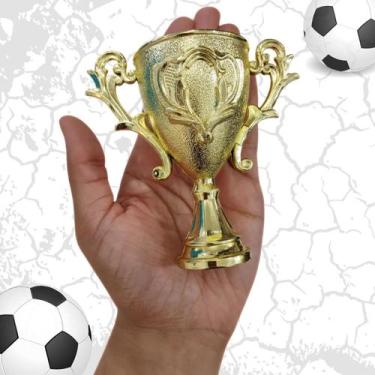 Imagem de Mini Trofeus, 12 unidades Taça, Decoração, Lembrancinhas, Futebol, Jog