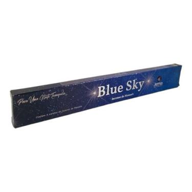Imagem de Incenso Indiano Atria Blue Sky Massala Caixa Com 8 Varetas - Lua Místi