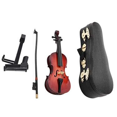 Imagem de Réplica de Violoncelo Em Miniatura Basswood Craftwork With Stand, Novel Design, para Crianças ou Amigos de Músicos, Case de Violoncelo Preto